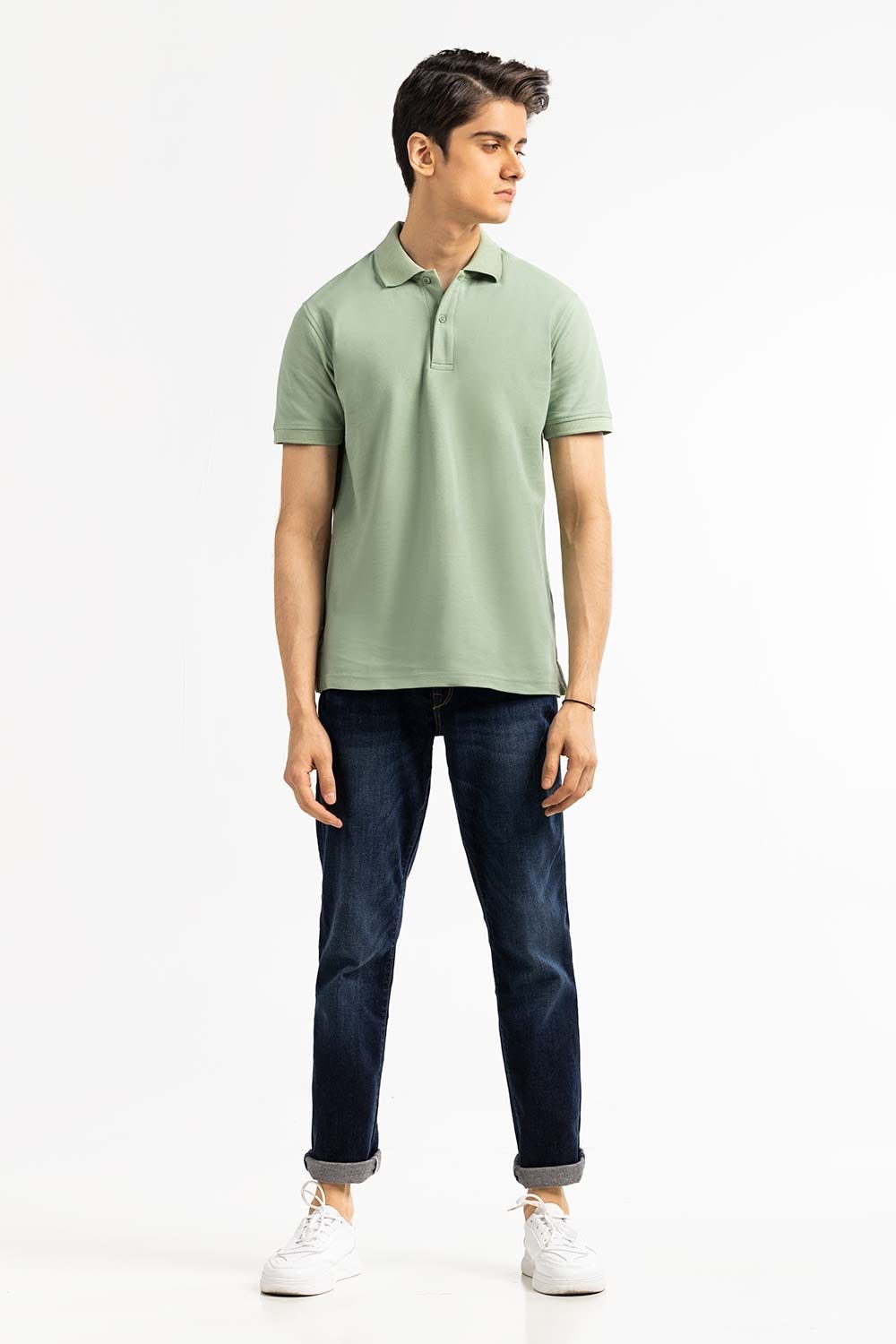 Grass Green Signature Polo PKP-SB-119
