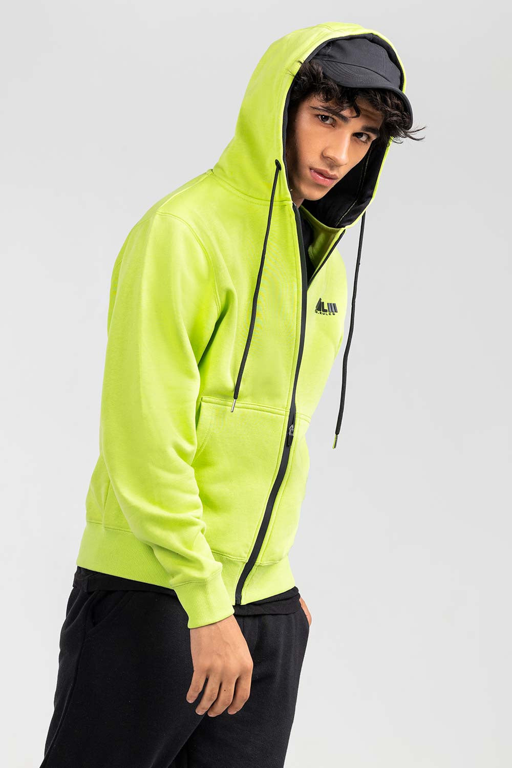 Green Fashion Hoodie JKT-HZJ-D48-03