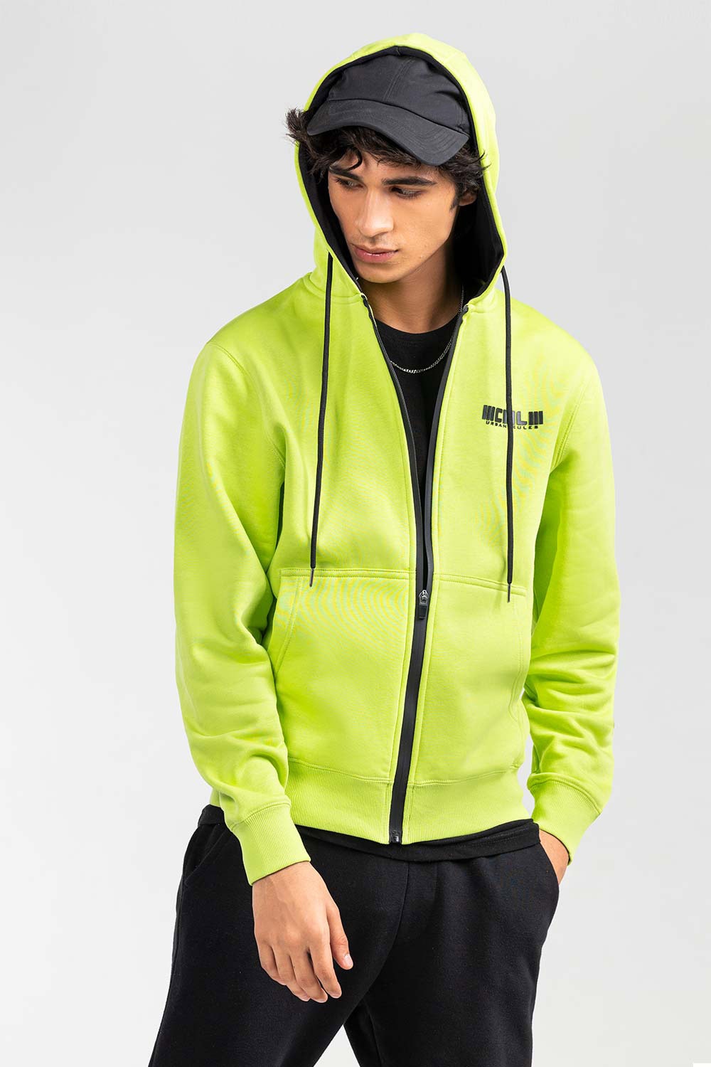 Green Fashion Hoodie JKT-HZJ-D48-03