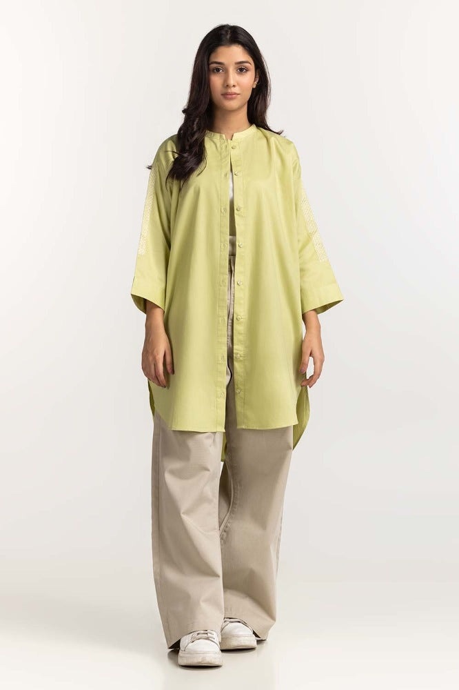 Green Basic Blouse WM-BLS23-008