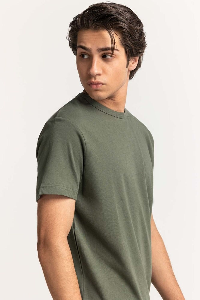 Green Basic Comfort Tee TS-CNSJ24-056