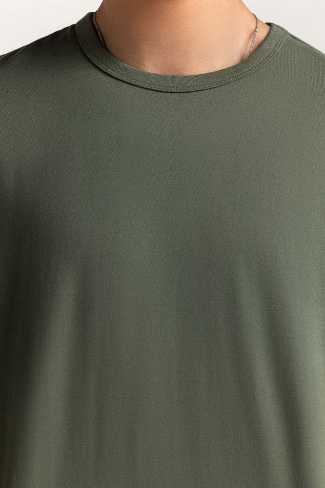 Green Basic Comfort Tee TS-CNSJ24-056