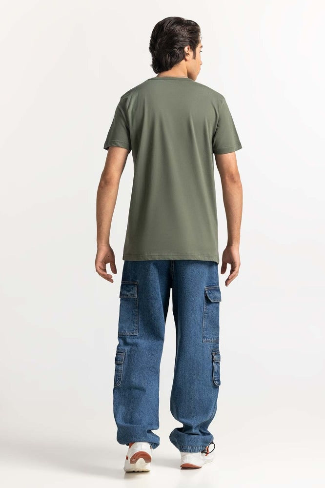 Green Basic Comfort Tee TS-CNSJ24-056