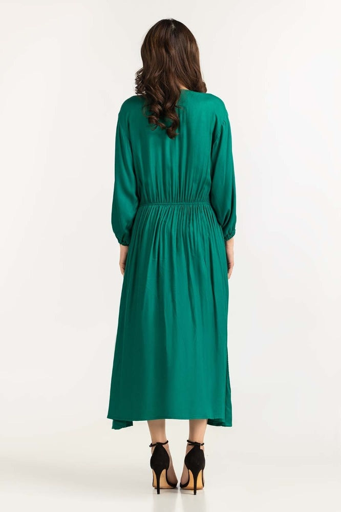 Green Basic Dress WM-DRSWS23-015