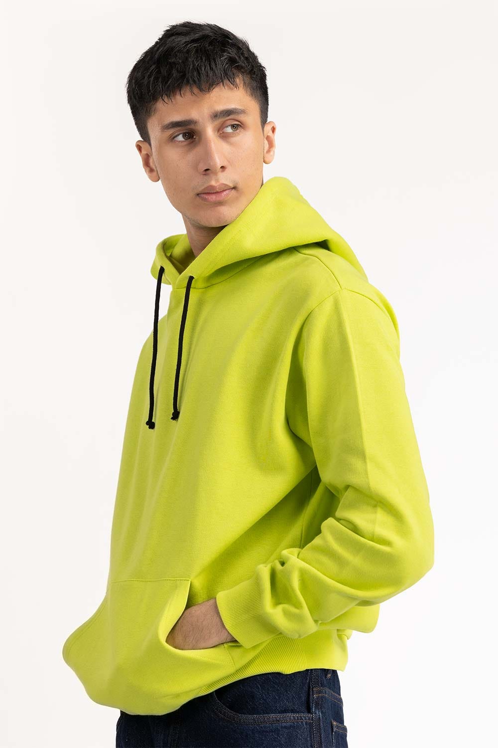 Green Basic Hoodie 224-112-022
