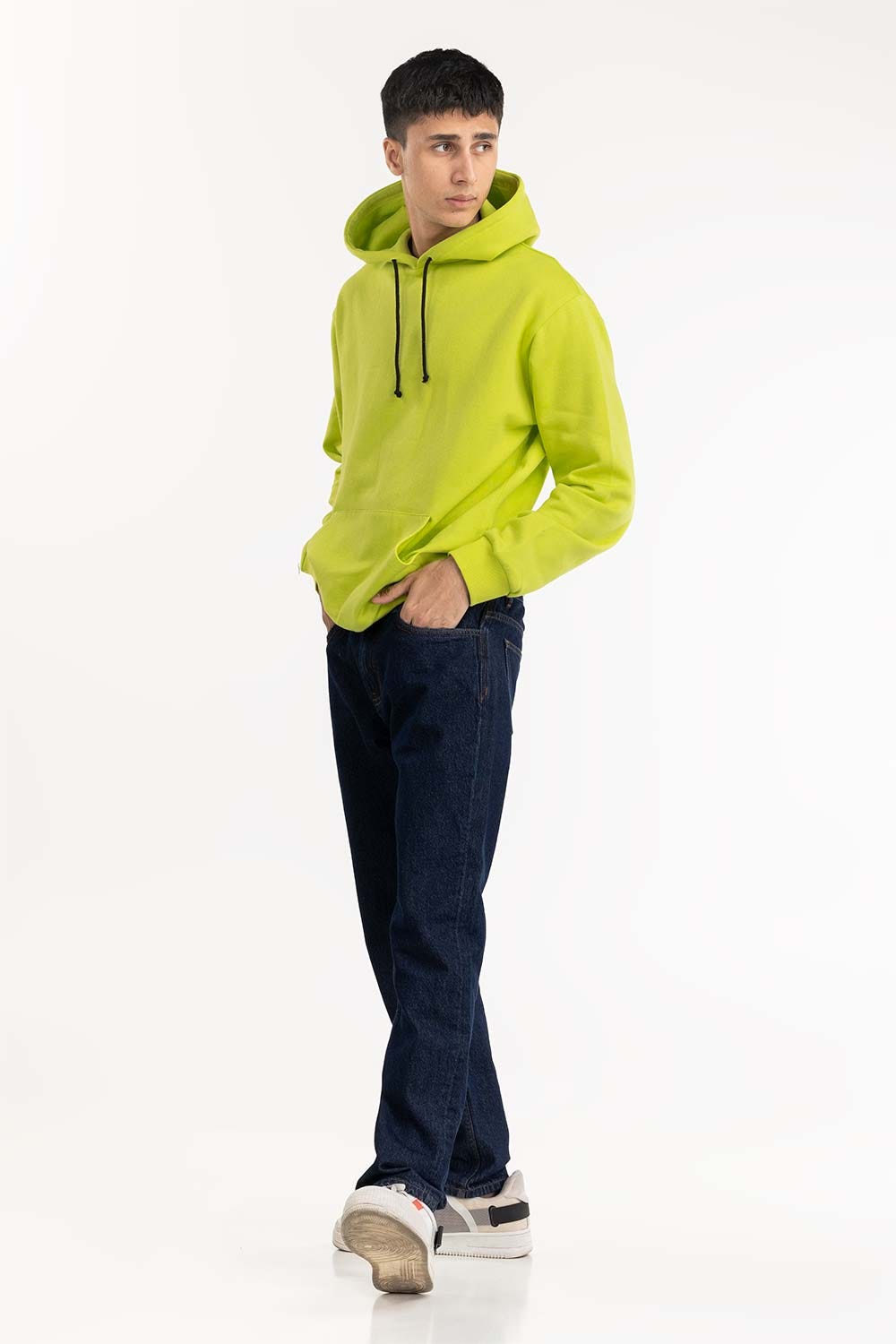 Green Basic Hoodie 224-112-022