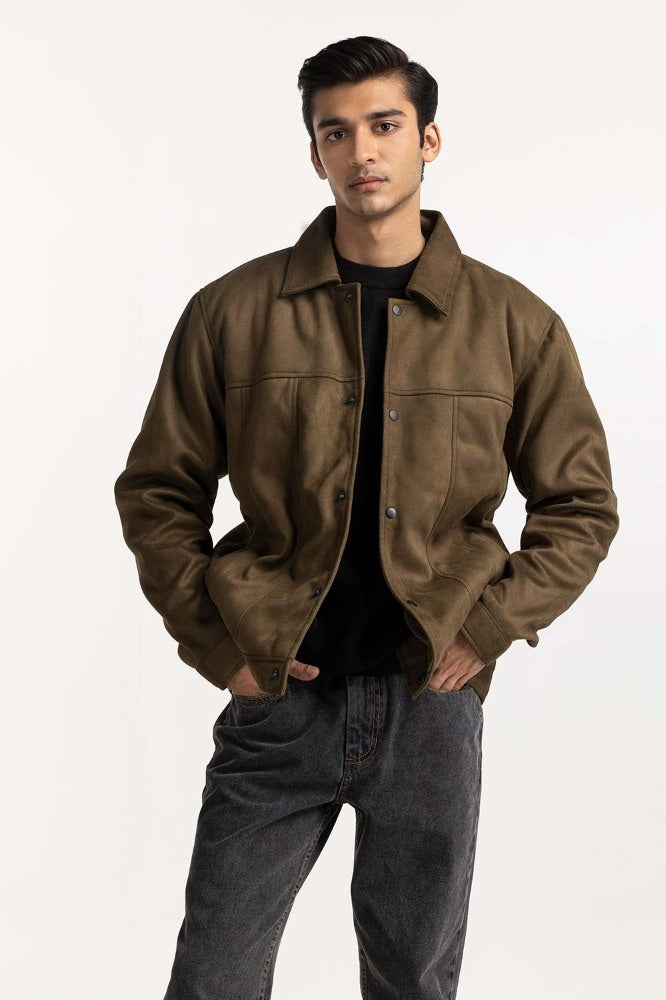 Green Basic Jacket MN-JKT-WS23-012