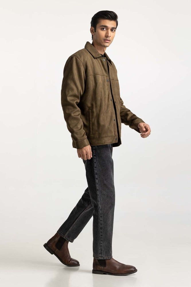 Green Basic Jacket MN-JKT-WS23-012