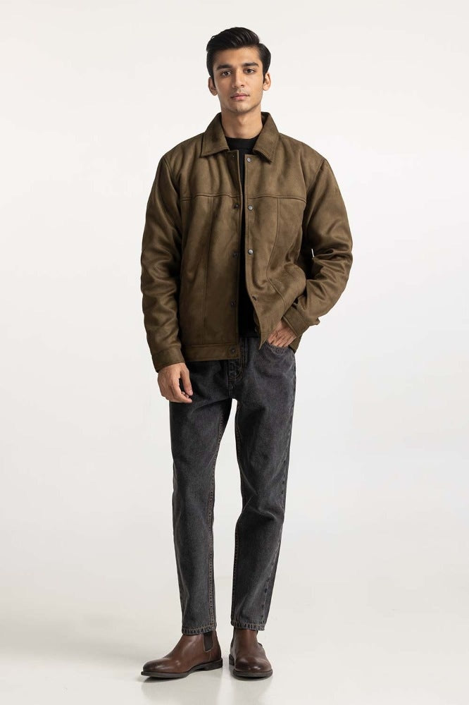 Green Basic Jacket MN-JKT-WS23-012