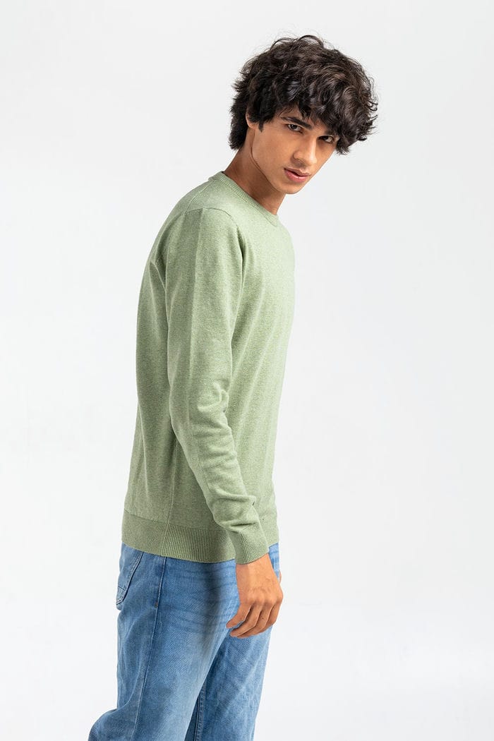 Green Basic Sweater FS-SWT-D34-04