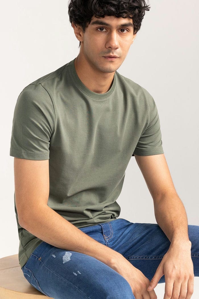 Green Basic T-Shirt JCN-SIG-D041