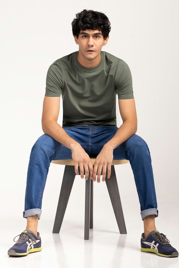 Green Basic T-Shirt JCN-SIG-D041