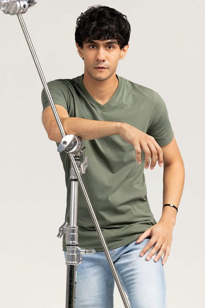 Green Basic T-Shirt JVN-SIG-D037