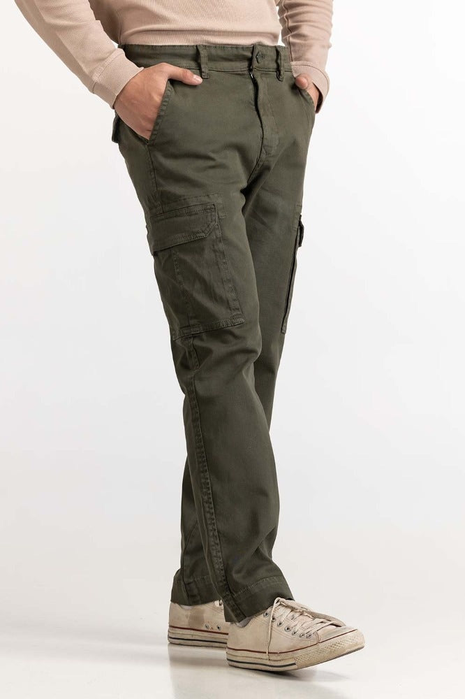 Green Basic Trouser MN-TRKH- WV23-008 B