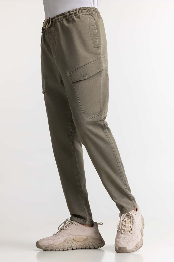 Green Basic Trouser MNTRCSS24002-A