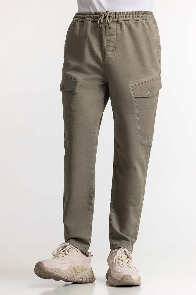 Green Basic Trouser MNTRCSS24002-A