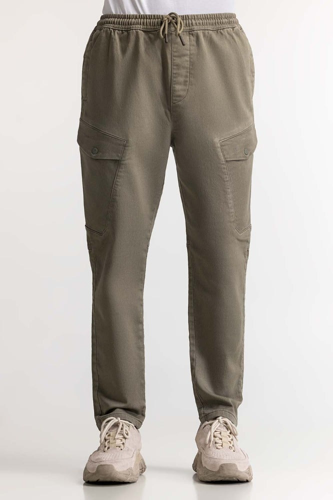 Green Basic Trouser MNTRCSS24002-A