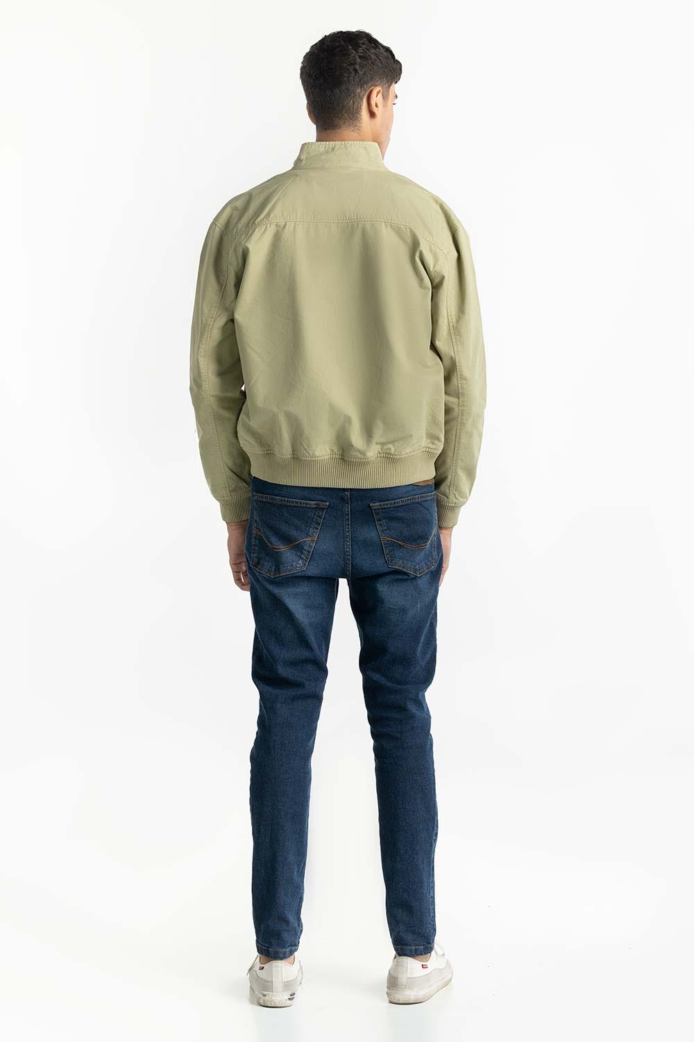 Green Bomber Jacket 224-110-044