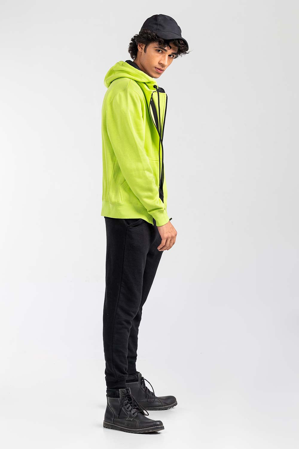 Green Fashion Hoodie JKT-HZJ-D48-03