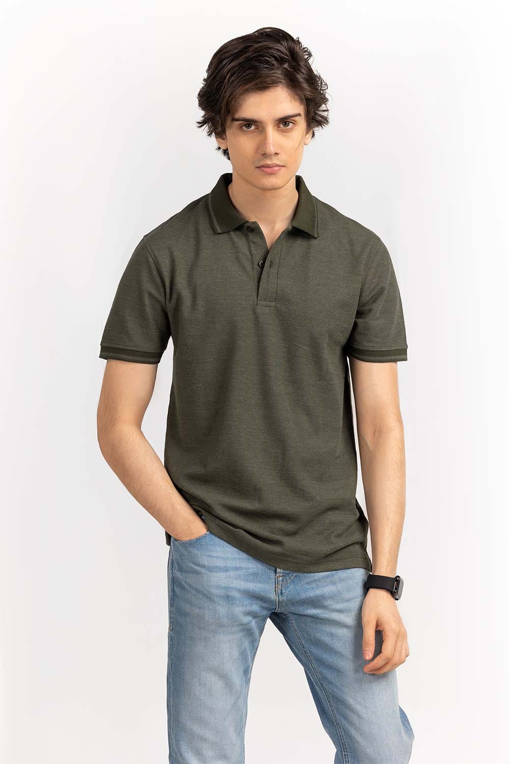 Green Fashion Polo PS-FPK22-003