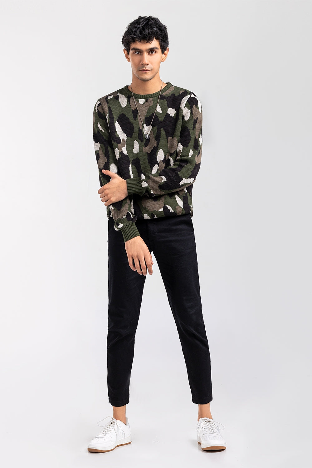 Green Fashion Sweater FS-SWT-FD-343-01