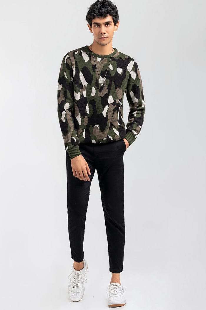 Green Fashion Sweater FS-SWT-FD-343-01