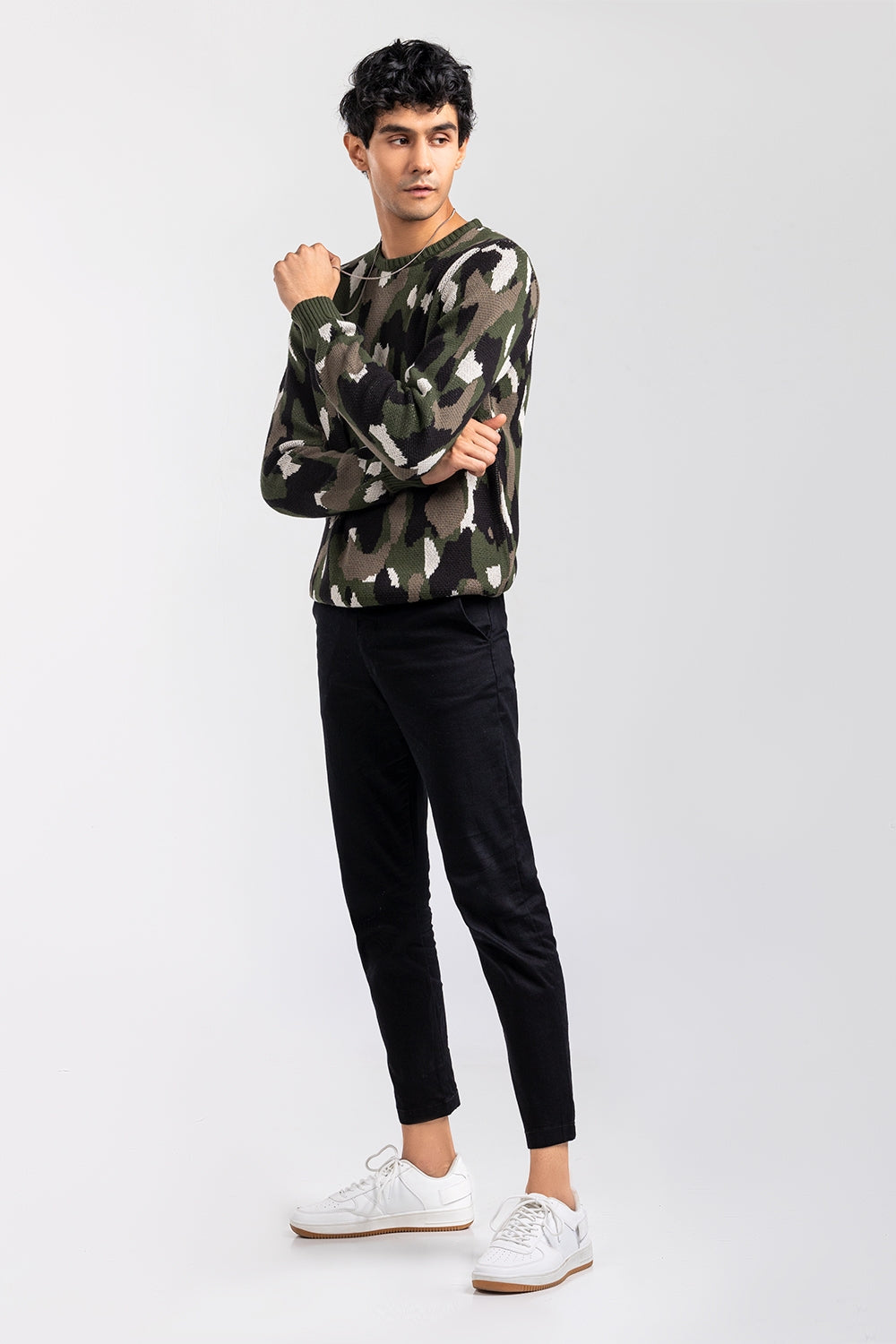 Green Fashion Sweater FS-SWT-FD-343-01