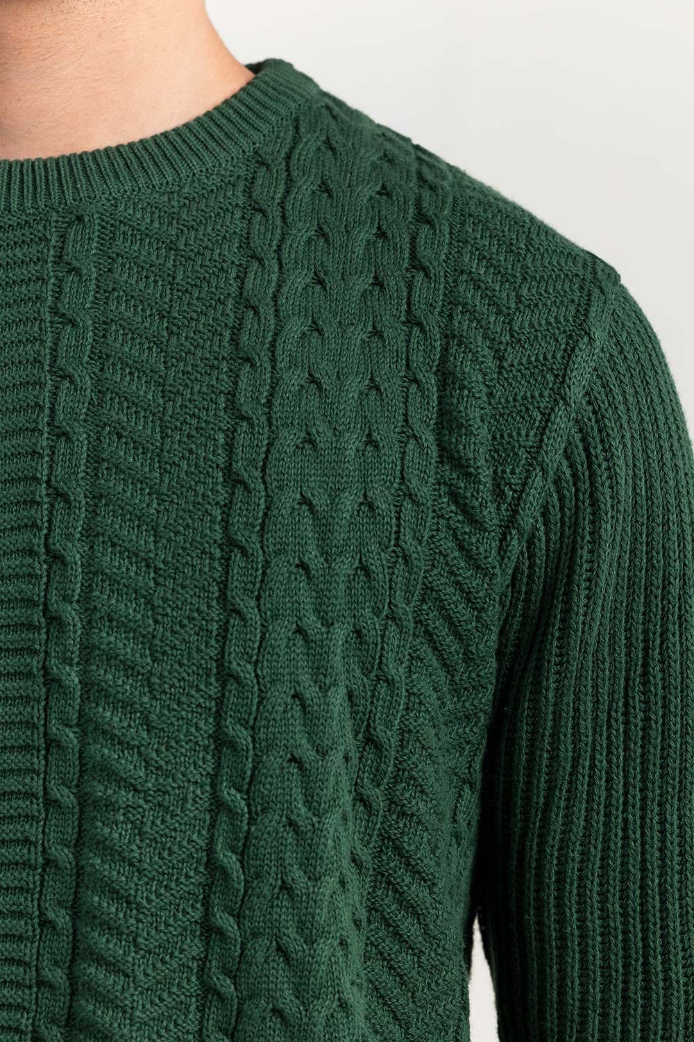 Green Fashion Sweater FS-SWT-FD-382-01