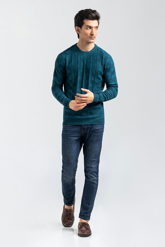 Green Fashion Sweater FS-SWT-VPN-FD-423-02