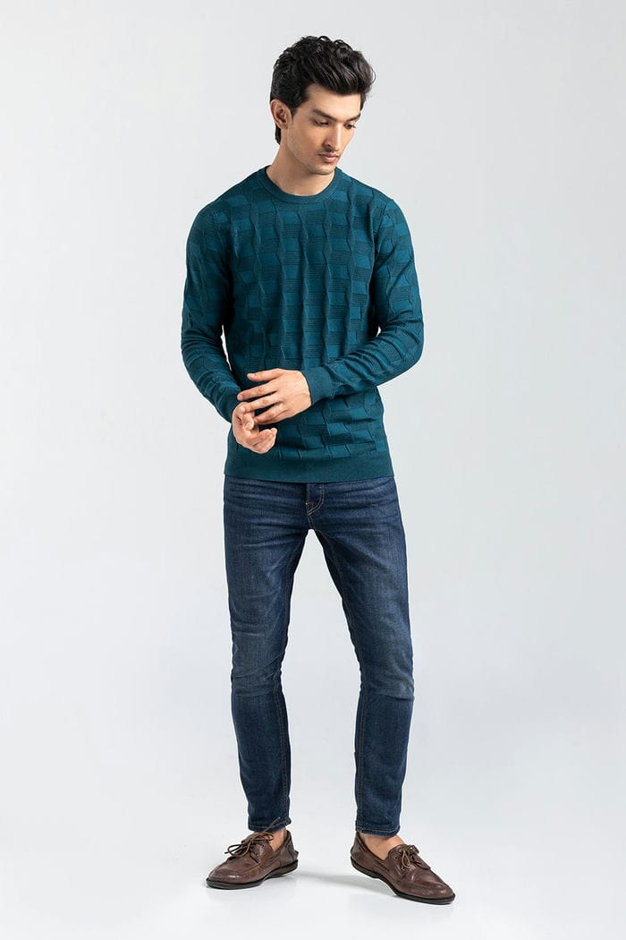 Green Fashion Sweater FS-SWT-VPN-FD-423-02