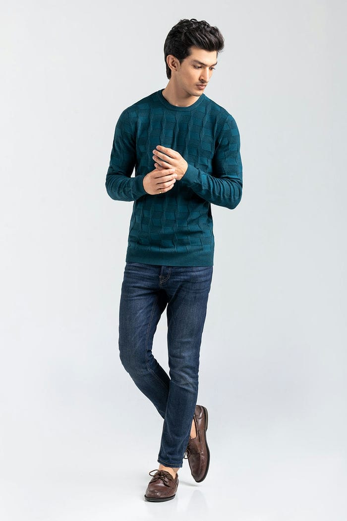 Green Fashion Sweater FS-SWT-VPN-FD-423-02