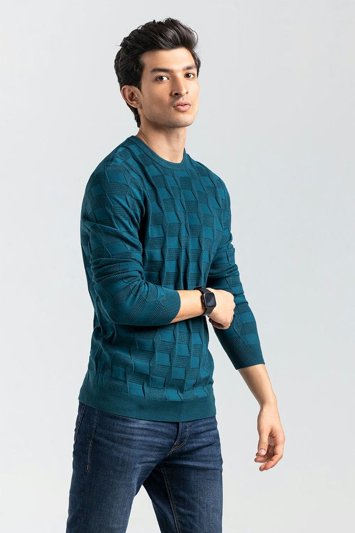 Green Fashion Sweater FS-SWT-VPN-FD-423-02