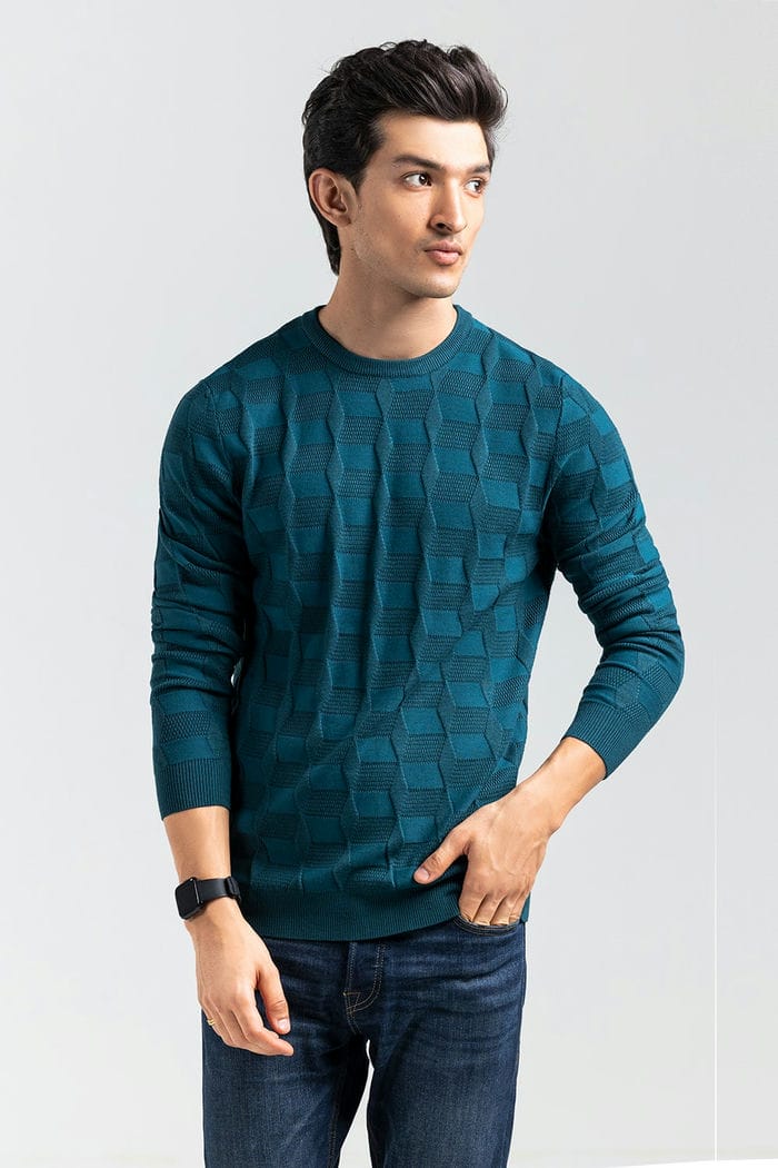 Green Fashion Sweater FS-SWT-VPN-FD-423-02