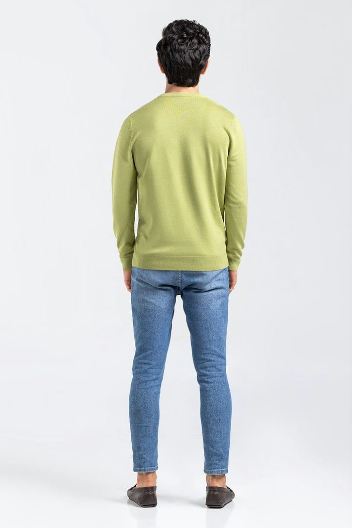 Green Fashion Sweater FS-SWT-VPN-FD-435-01