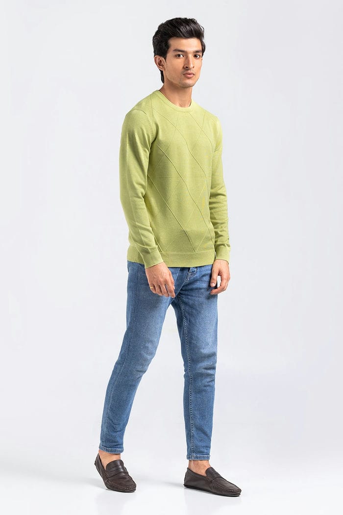 Green Fashion Sweater FS-SWT-VPN-FD-435-01