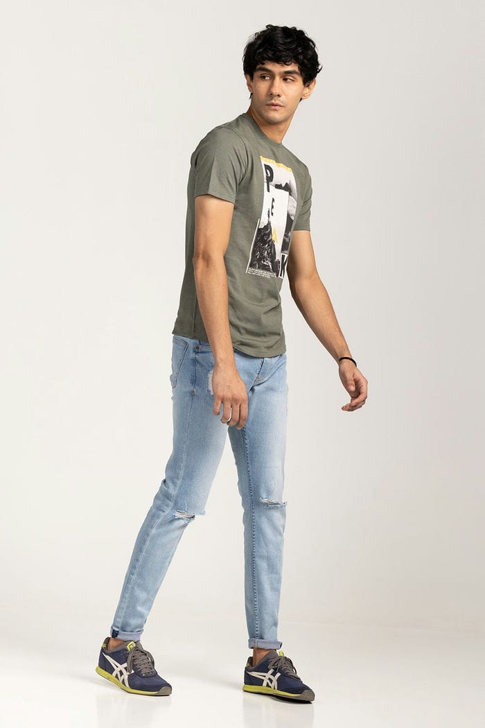 Green Fashion T-Shirt JGP-URB-D242-02