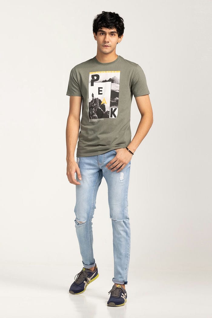 Green Fashion T-Shirt JGP-URB-D242-02