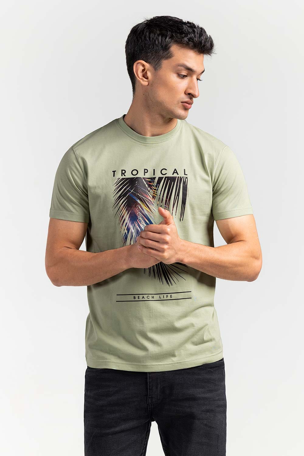 Green Fashion T-shirt JGP-URB-D269-02