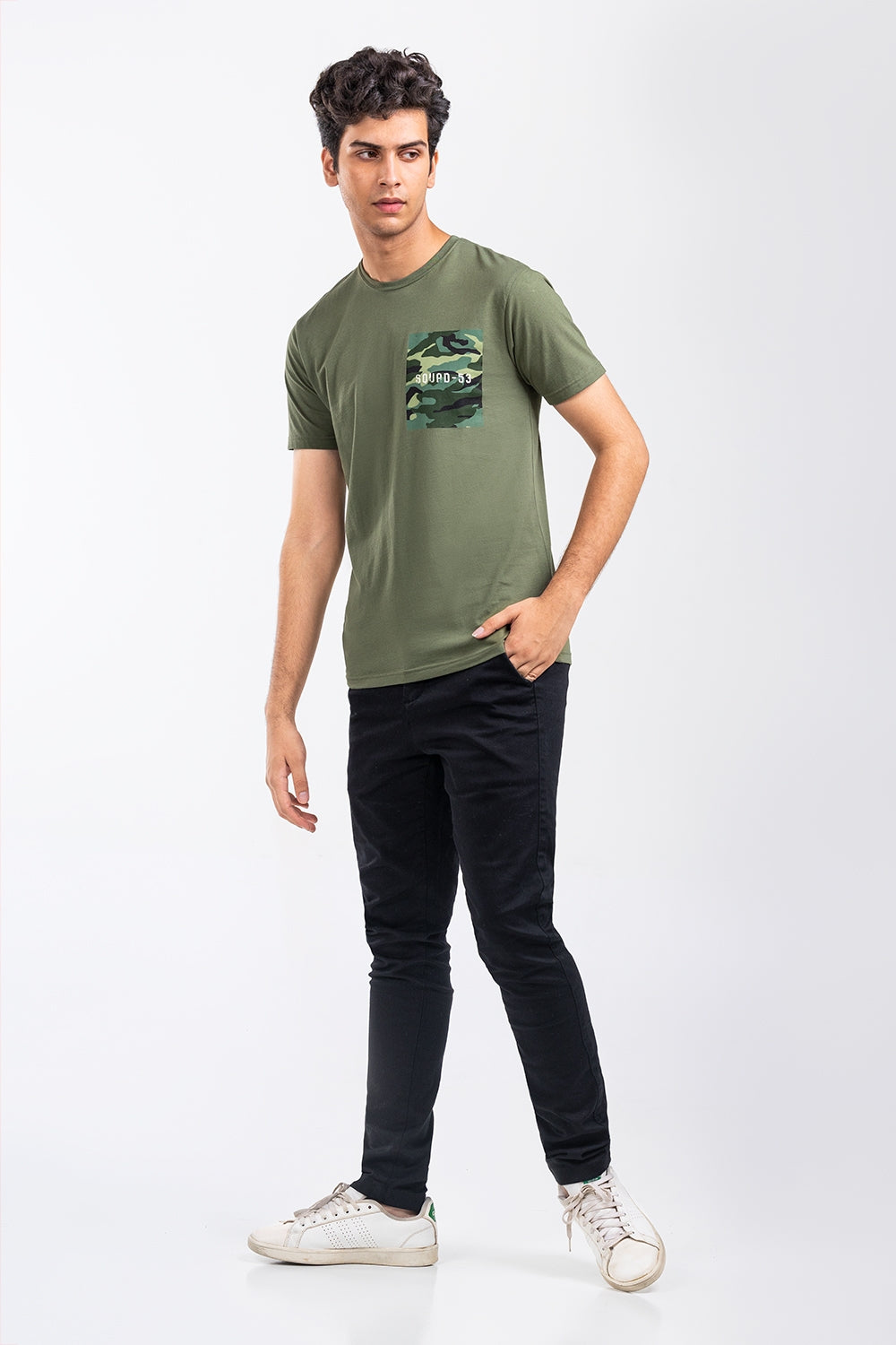 Green Graphic Tee JGP-URB-D255-02