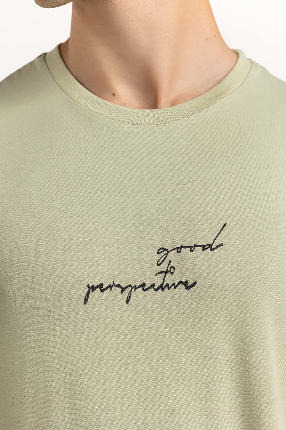 Green Graphic Tee TS-CNSJ23-106