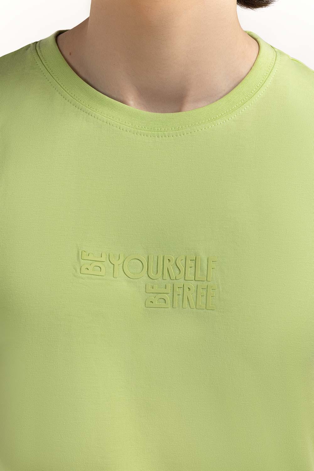 Green Graphic Tee TS-CNSJ23-131