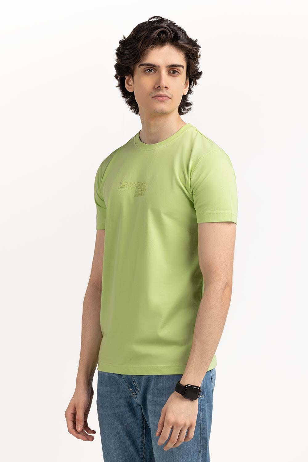 Green Graphic Tee TS-CNSJ23-131