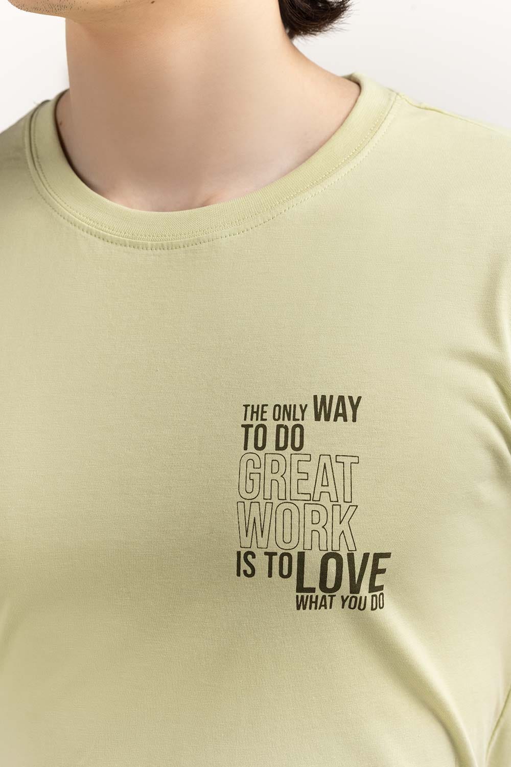 Green Graphic Tee TS-CNSJ23-153