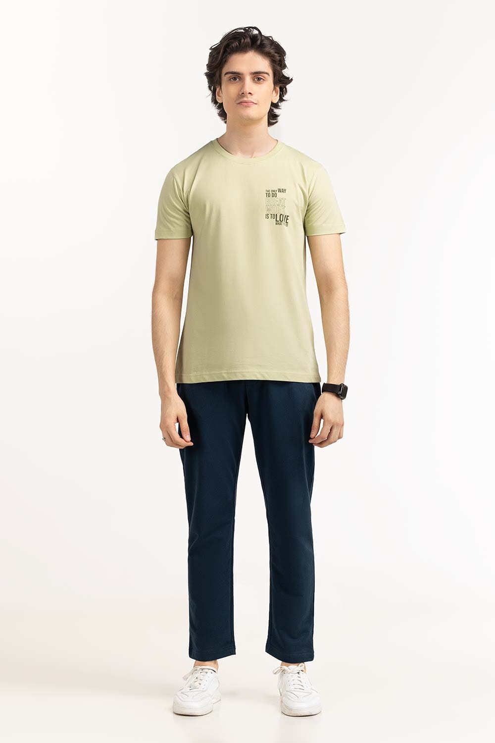 Green Graphic Tee TS-CNSJ23-153