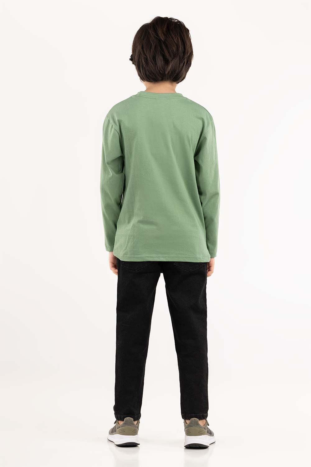 Toddler Boy Green T-Shirt 224-513-021