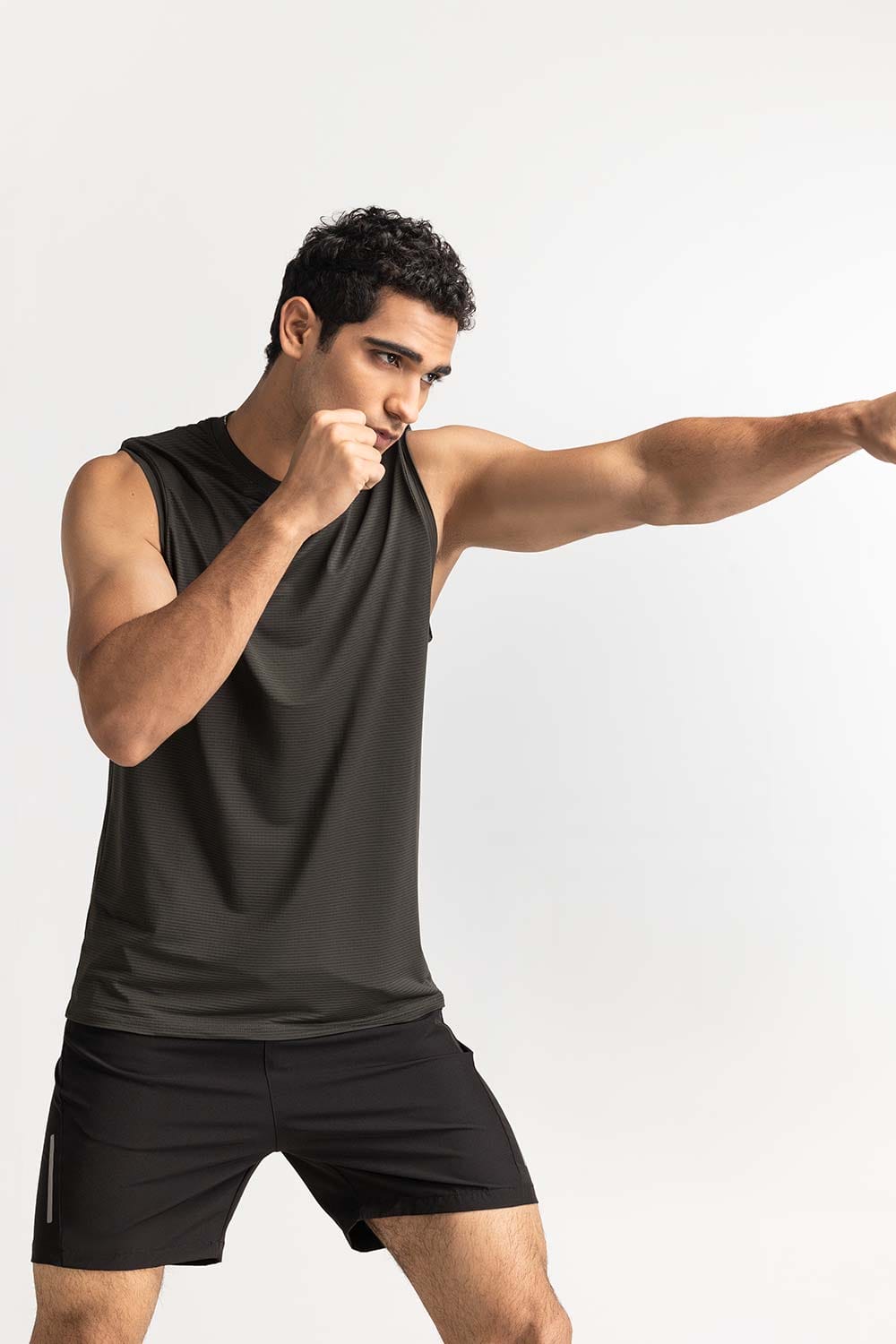 Green Textured Tee AW-SND24-020