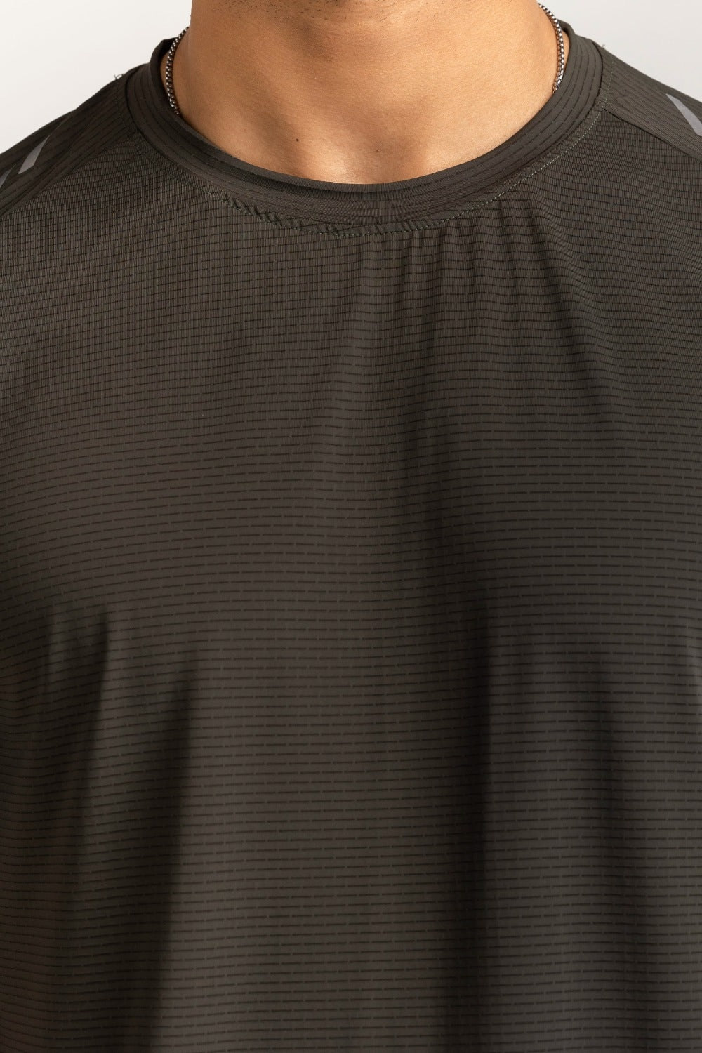 Green Textured Tee AW-TS24-005