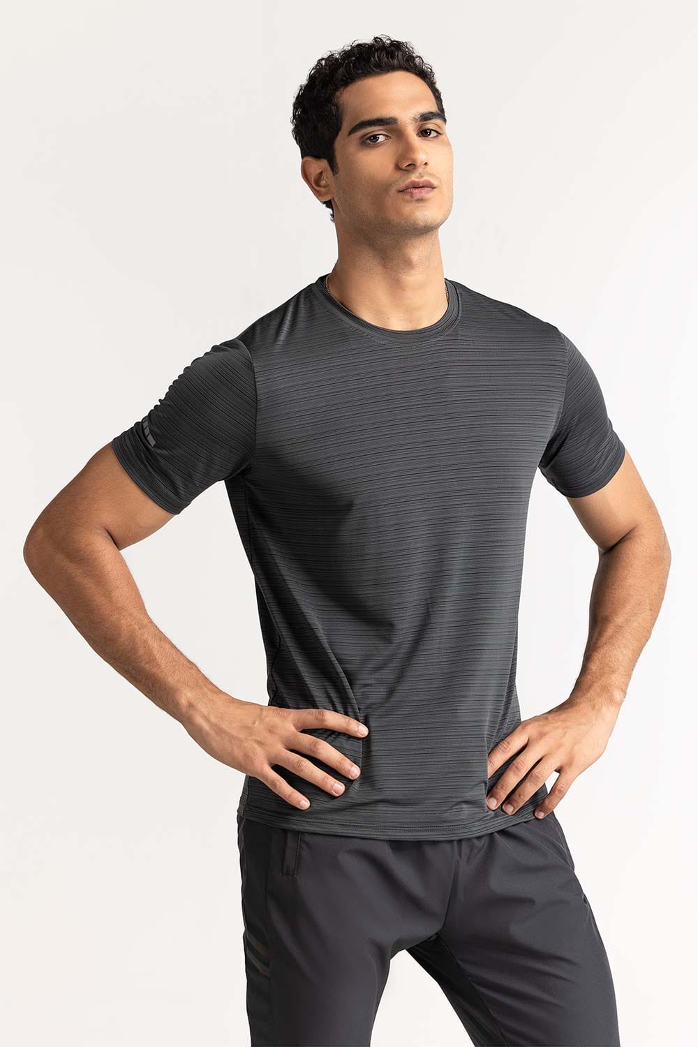 Green Textured Tee AW-TS24-017