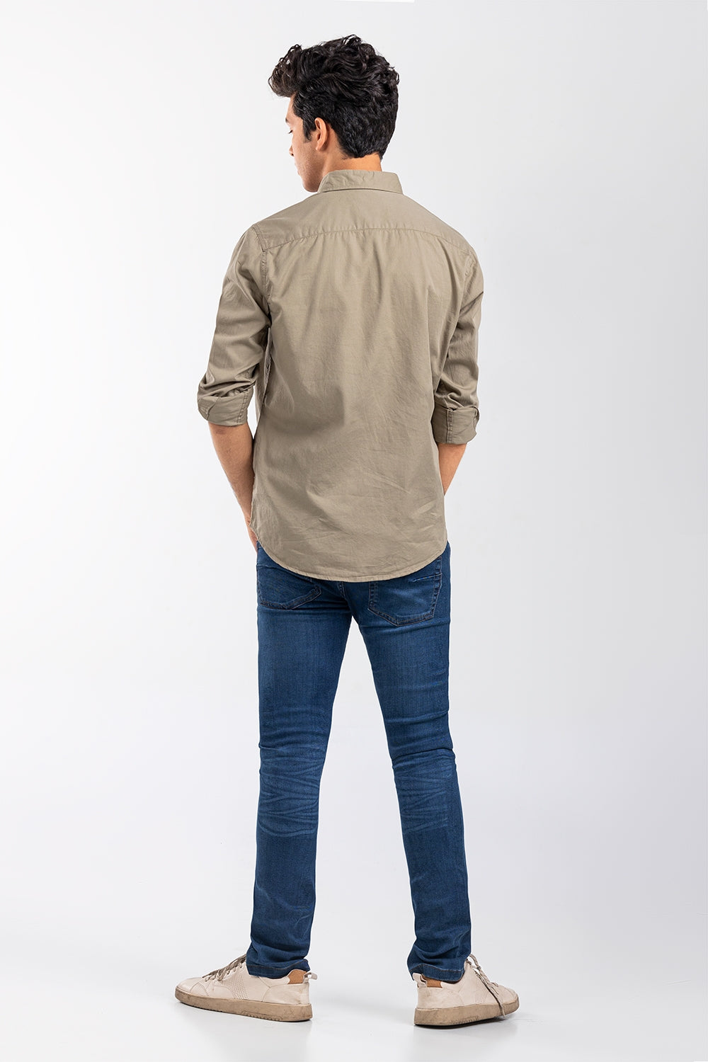 Green Twil Casual Shirt CM-PD-452 CS