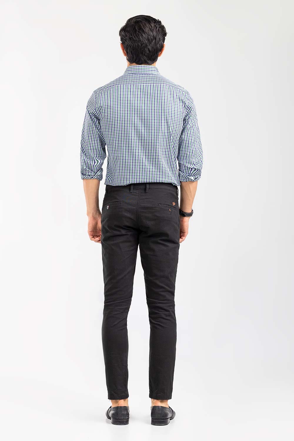 Green White Checkered Smart Casual Shirt CM-YD-2895 SC